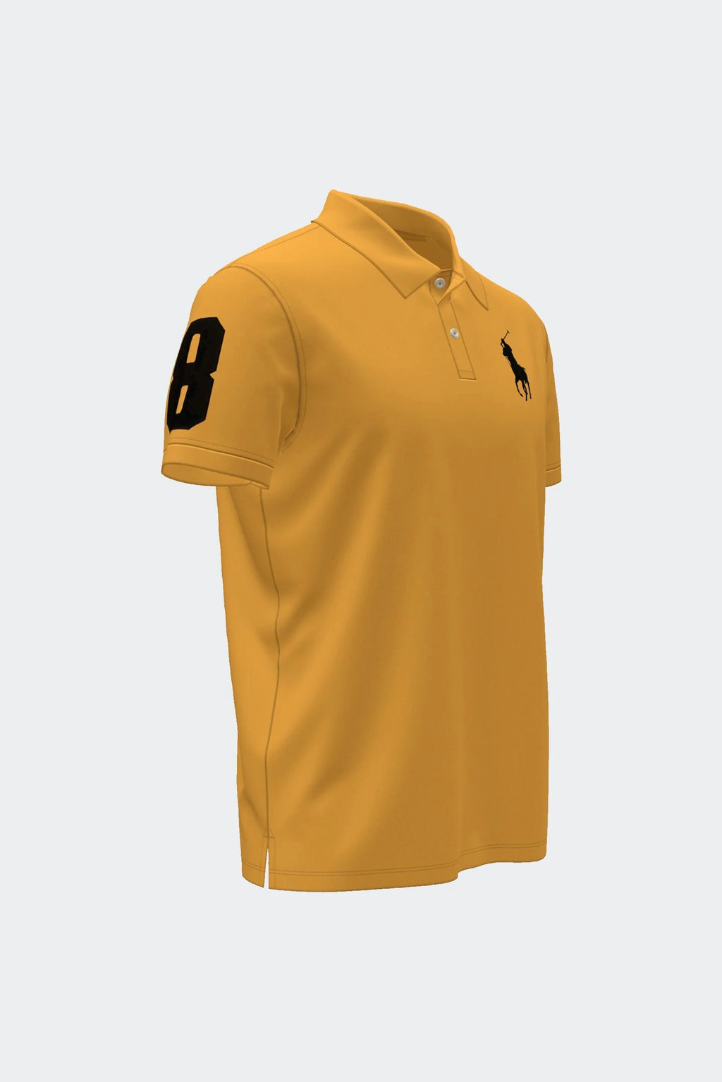 Men’s Embroidered Yellow Big Pony Performance Polo Shirt